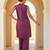 Sharanya plum kurta pant set