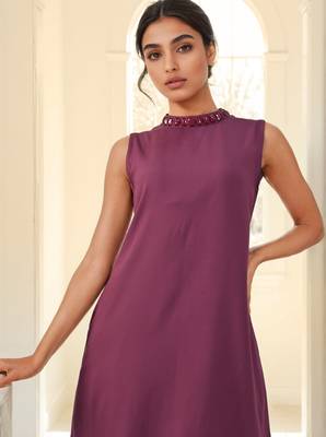 Sharanya plum kurta pant set 3
