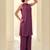 Sharanya plum kurta pant set