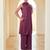 Sharanya plum kurta pant set