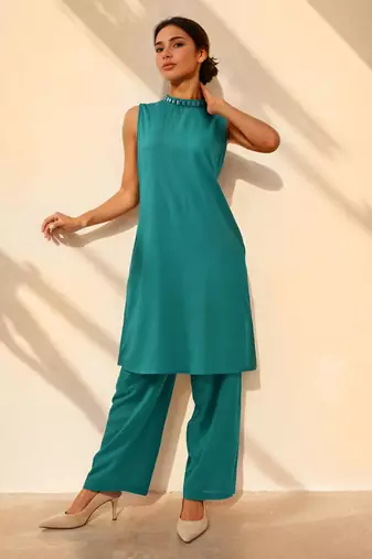 Sharanya fern kurta pant set