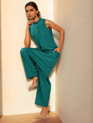 Sharanya fern kurta pant set 4