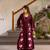 Kabool merlot embroidery kurta pant set