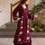 Kabool merlot embroidery kurta pant set