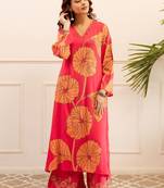 Kabool tomatoes printed kurta pant set