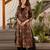 Kabool raven cotton printed kurta pant set