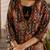 Kabool raven cotton printed kurta pant set