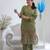 Viva forest embroidery cotton kurta pant set
