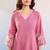 Purna blossom cotton kurta pant set