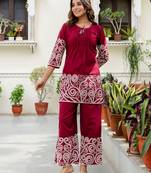 Pink cotton co-ord-sets 