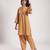 Yellow cotton printed Kurta Set