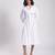 White cambric plain girls dress