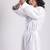 White cambric plain girls dress