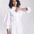 White cambric plain girls dress