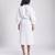 White cambric plain girls dress