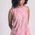 Pink cotton printed Kurta Set