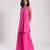 Pink cotton plain kurta set