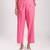 Pink cambric plain kurta with pant