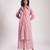 Pink cotton printed Kurta Set