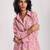 Pink cotton printed Kurta Set