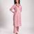 Pink cotton printed Kurta Set