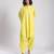 Yellow cambric plain Kurta Set