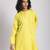 Yellow cambric plain Kurta Set