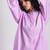 Purple cambric plain Kurta Set