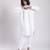White cambric plain Kurta Set