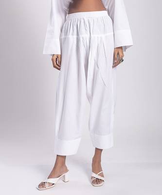 White cambric plain Kurta Set 5