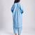 Blue cambric plain Kurta Set