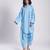 Blue cambric plain Kurta Set