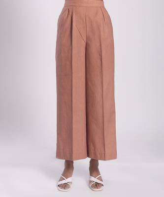 Brown cambric plain co ord set 2
