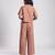 Brown cambric plain co ord set