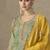 Sea green simar silk embroidered designer plazzo suit