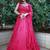 Beautiful Pink Sequins Georgette Wedding Lehenga Choli With Dupatta