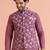 Men hot pink nehru jacket