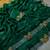 green silk blend shine butterfly saree with blouse
