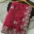 pink chiffon zari and sequin work saree with blouse