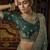 seagreen kanjivaram silk blend wedding saree