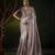 purple kanjivaram silk blend wedding saree