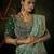 seagreen kanjivaram silk blend wedding saree