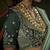 seagreen kanjivaram silk blend wedding saree