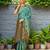 Rama woven paithani silk blend saree with unstitched blouse