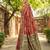 Red woven paithani silk blend saree with unstitched blouse