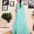 Blue cotton zari screen printed casual, work and ceremony ready to wear saree with blouse