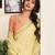 Yellow cotton zari screen printed casual, work and ceremony ready to wear saree with blouse