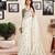 White cotton zari screen printed casual, work and ceremony ready to wear saree with blouse