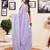 Purple cotton zari screen printed casual, work and ceremony ready to wear saree with blouse