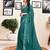 Green cotton zari screen printed casual, work and ceremony ready to wear saree with blouse